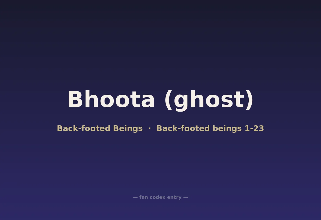Bhoota (ghost)